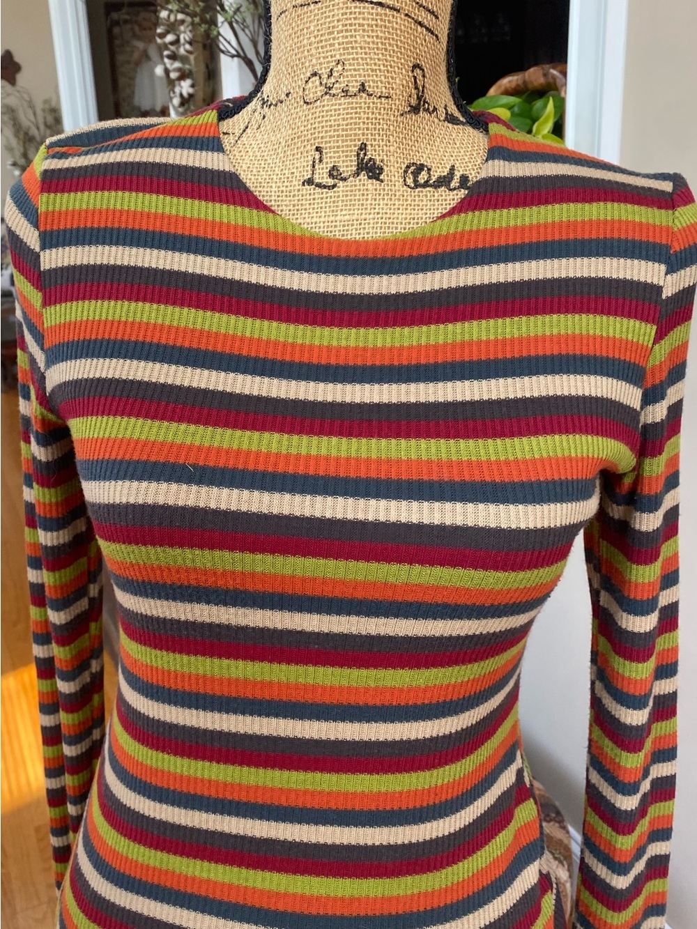 Striped Body Con Dress - Picture 2 of 6